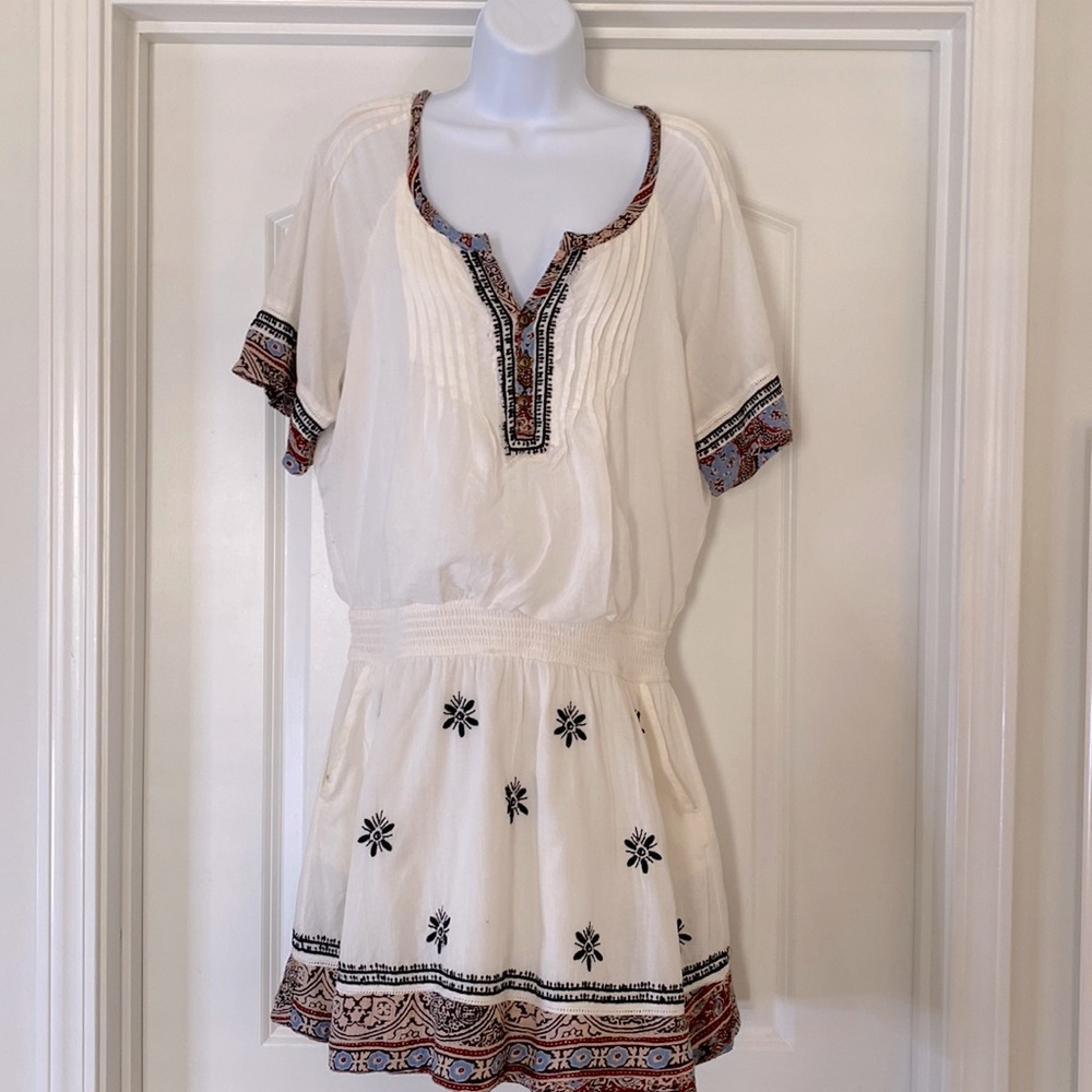 Free People White Boho Dress - Size M